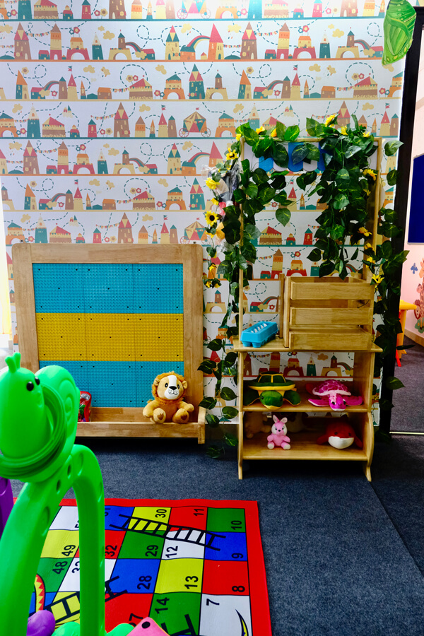 Children playing educational games